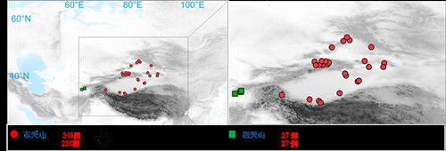 项目获取的天山东西部古人群的线粒体与核基因组分布图。 开云app网站供图